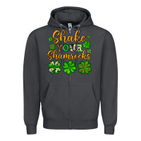 Smoke St. Patrick's Shake your shamrocks Zipper Hoodie - OliviaCreatesArt