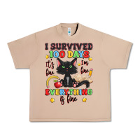 Burro i survived 100 days it's fine i'm fine Urban Heavy Tee - Artiststas