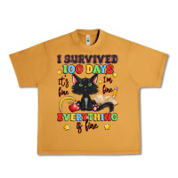 Peanut Butter i survived 100 days it's fine i'm fine Urban Heavy Tee - Artiststas