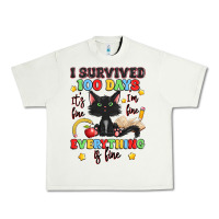 Pistachio i survived 100 days it's fine i'm fine Urban Heavy Tee - Artiststas