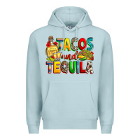 Blue Mist tacos and tequila Premium Hoodie - RanaPortraitStore