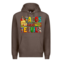 Coffee tacos and tequila Premium Hoodie - RanaPortraitStore