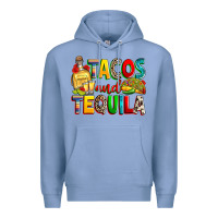 Colony Blue tacos and tequila Premium Hoodie - RanaPortraitStore
