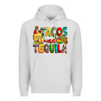 Dove Grey tacos and tequila Premium Hoodie - RanaPortraitStore
