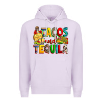 Lilac tacos and tequila Premium Hoodie - RanaPortraitStore