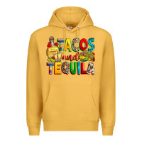 Mustard tacos and tequila Premium Hoodie - RanaPortraitStore