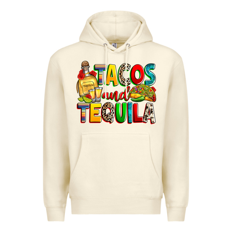 Tacos And Tequila Premium Hoodie by RanaPortraitStore | Teevron