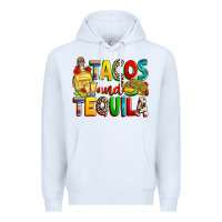 White tacos and tequila Premium Hoodie - RanaPortraitStore
