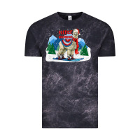 Cloud Black fleece navidad alpaca mountains Vintage Tee - LillyAllenDesigns