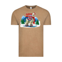Vintage Coffee fleece navidad alpaca mountains Vintage Tee - LillyAllenDesigns