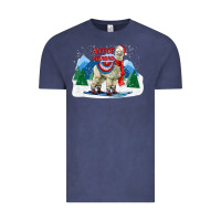Fleece Navidad Alpaca Mountains Vintage Tee | Teevron