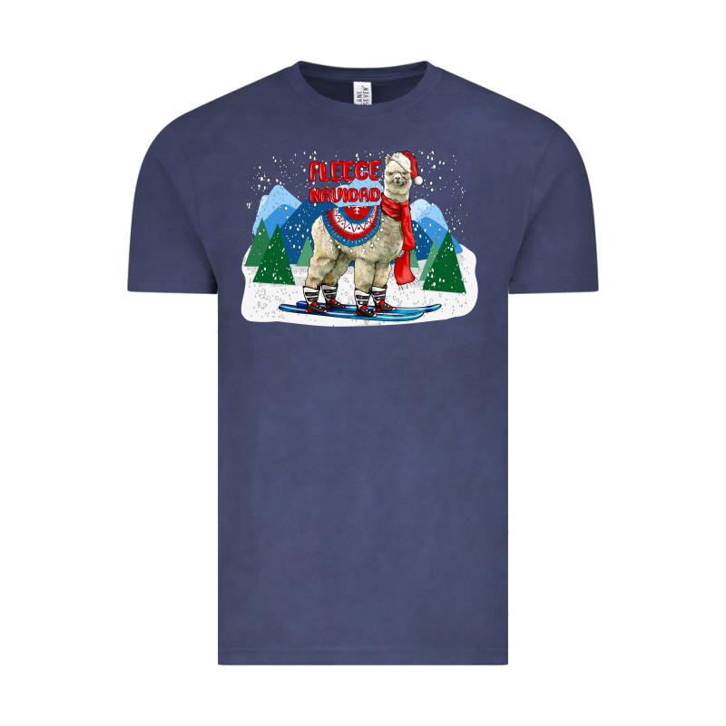 Fleece Navidad Alpaca Mountains Vintage Tee by LillyAllenDesigns | Teevron