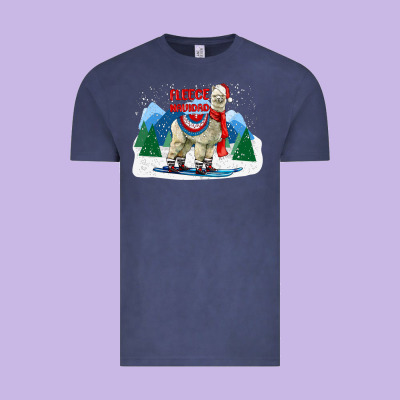 Fleece Navidad Alpaca Mountains Vintage Tee Designed By Lillyallendesigns