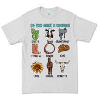 Dove Grey so god made a cowboy Premium Tee - MaliasSmallBusiness