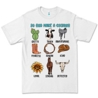 White so god made a cowboy Premium Tee - MaliasSmallBusiness