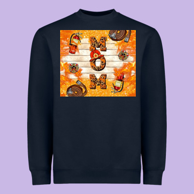 Fireman Mom Mother's Day Heavyweight Sweatshirt Designed By Tumblerdesignbyshophia