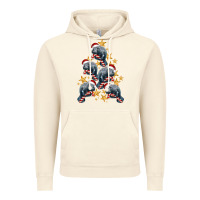 Vintage Artic Christmas Tree With Manatee Vintage Hoodie - LillyAllenDesigns