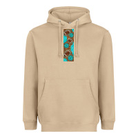 Mushroom american football with leopard pen wraps Heavyweight Hoodie - BundleAndBundleShop