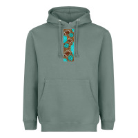 Sage american football with leopard pen wraps Heavyweight Hoodie - BundleAndBundleShop