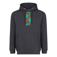 Smoke american football with leopard pen wraps Heavyweight Hoodie - BundleAndBundleShop