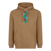 American Football With Leopard Pen Wraps Heavyweight Hoodie | Teevron