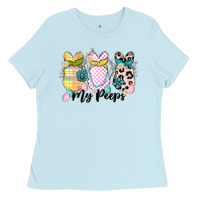Baby Blue my peeps Ladies Tee - MaliasSmallBusiness