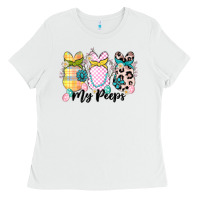 White my peeps Ladies Tee - MaliasSmallBusiness