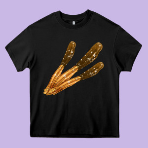 Mexican Churro's Heavy Core Tee Designed By Adodesignshop