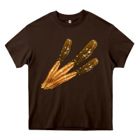 Chocolate Brown mexican churro's Heavy Core Tee - AdoDesignShop