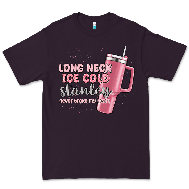 Long Neck Ice Cold Stanley Never Broke My Heart Premium Tee by MaliasSmallBusiness | Teevron