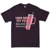 Plum long neck ice cold stanley never broke my heart Premium Tee - MaliasSmallBusiness