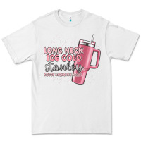 White long neck ice cold stanley never broke my heart Premium Tee - MaliasSmallBusiness