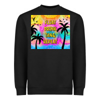 Black float drink tan & repeat Heavyweight Sweatshirt - TumblerDesignByShophia