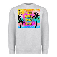 Heather Grey float drink tan & repeat Heavyweight Sweatshirt - TumblerDesignByShophia