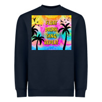 Navy float drink tan & repeat Heavyweight Sweatshirt - TumblerDesignByShophia