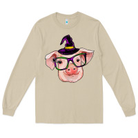 Mushroom pig with halloween Long Sleeve Tee - RanaPortraitStore