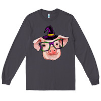Smoke pig with halloween Long Sleeve Tee - RanaPortraitStore