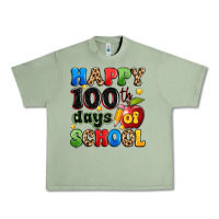 Oil Green happy 100 th days of school Urban Heavy Tee - Artiststas