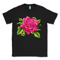 Black Perfume Delight Rose Classic Tee - LillyAllenDesigns