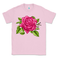 Bubblegum Pink Perfume Delight Rose Classic Tee - LillyAllenDesigns