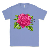 Colony Blue Perfume Delight Rose Classic Tee - LillyAllenDesigns