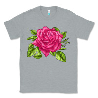 Heather Grey Perfume Delight Rose Classic Tee - LillyAllenDesigns