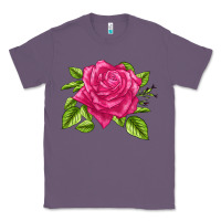 Lavender Perfume Delight Rose Classic Tee - LillyAllenDesigns