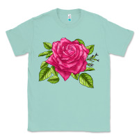 Seafoam Perfume Delight Rose Classic Tee - LillyAllenDesigns