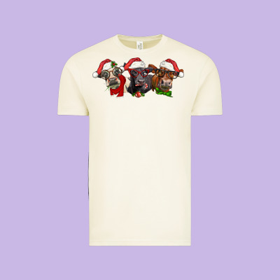 Christmas Heifers Vintage Tee Designed By Lillyallendesigns
