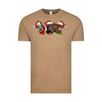 Vintage Coffee christmas heifers Vintage Tee - LillyAllenDesigns