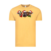 Vintage Mustard christmas heifers Vintage Tee - LillyAllenDesigns