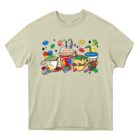 Mossy autism awareness day coffee cups Heavy Core Tee - MaliasSmallBusiness