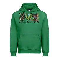 Emerald Peace Love Sloths Urban Hoodie - LillyAllenDesigns