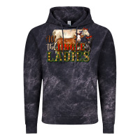 Cloud Black all the jingle ladies christmas cows Vintage Hoodie - LillyAllenDesigns
